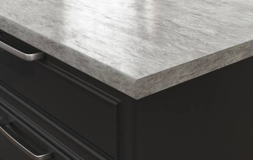 Grey marble rounded edge - rounded,