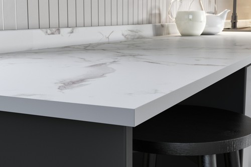 Carrara marble square edge - marble,