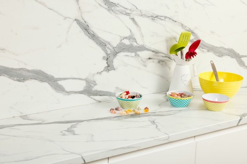 White marble veneto 40mm - white,